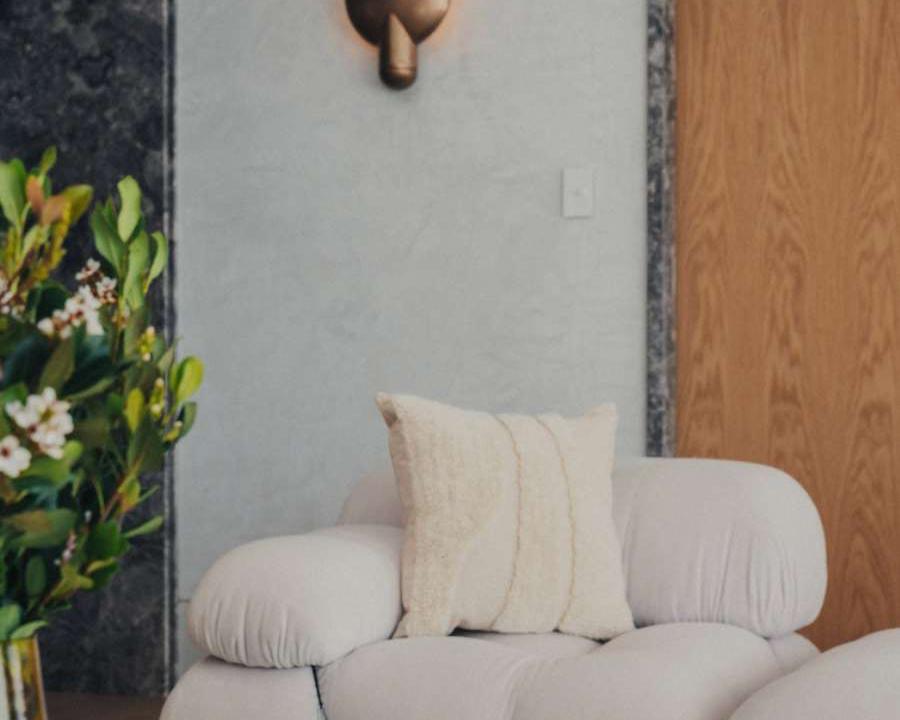 Ivory Wool Square Pillow Cover - Nooree Home - home_decor_image